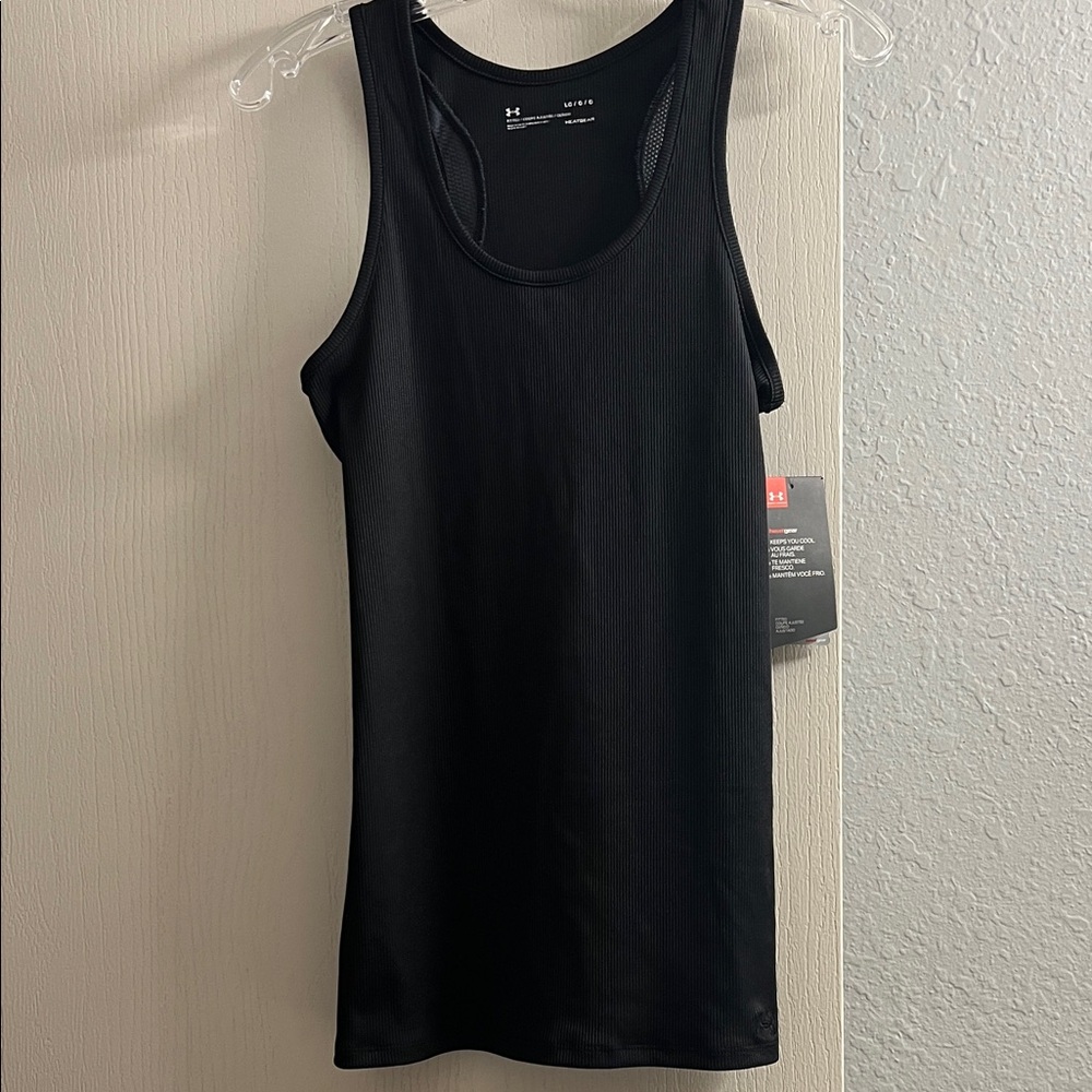 Under Armour Jet Black Sleeveless Top